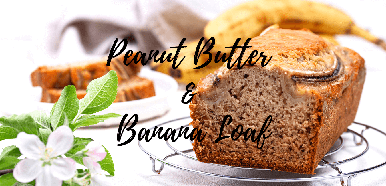 Peanut butter and banana loaf