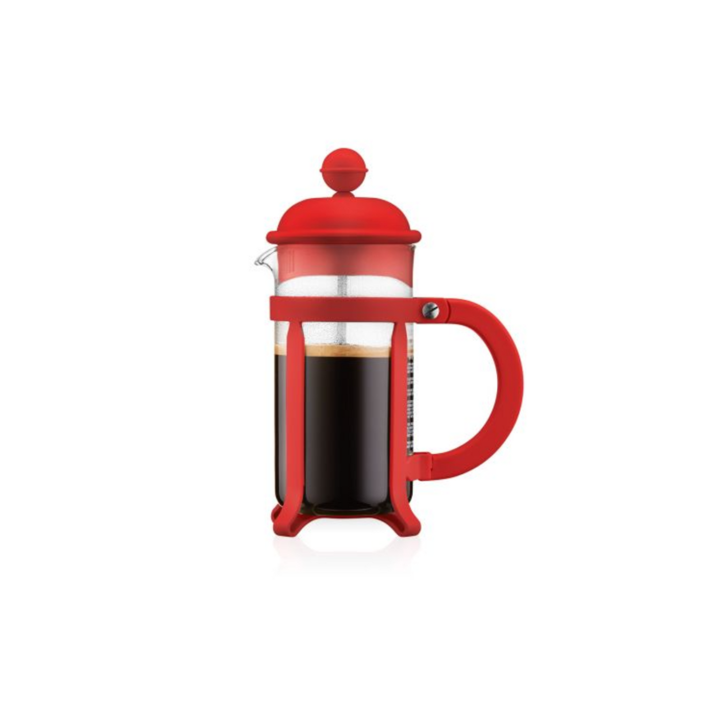 Bodum Glass French Press Coffee Maker Mini in Red